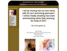 Tablet Screenshot of andersonartwork.com